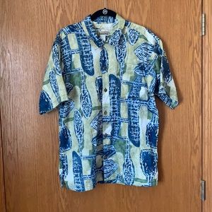 Pataloha Hawaiian Canoe Shirt M Organic Cotton